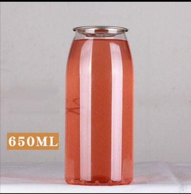 650ml transparente 22oz Juice Bottle For Water plástico