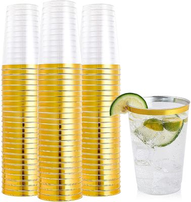 Cerveza hermética Juice Disposable Bubble Tea Cups del picosegundo del plástico transparente