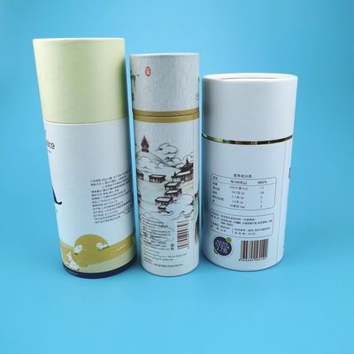 Latas de papel compuestas del tubo del desodorante de encargo de la cartulina con la tapa del PE
