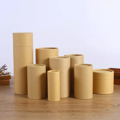 Tubos de impresión de encargo del desodorante de Kraft para el empaquetado cosmético de la comida