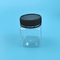 Tapa evidente plástica vacía de 200ml 320ml 400ml Honey Jar Square With Tamper