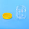 Los envases de plástico de la avena de 2500ML FDA atornillan las tapas superiores