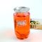 tapa de aluminio de plata de Juice Plastic Beverage Jar With de la soda clara del ANIMAL DOMÉSTICO de 300ml 10oz