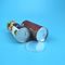 Tubo de papel compuesto de CMYK que empaqueta para el caramelo de las nueces
