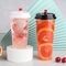 Eco - tazas disponibles amistosas del plástico transparente de las tazas de té de la burbuja 16oz