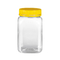 Cuadrado privado de aire Honey Bottle With Lid de los tarros plásticos libres de la comida 320ml de BPA