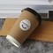 tazas de café del papel de empapelar del doble 12oz con las tapas y la paja disponibles