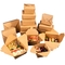 Impresión de Flexo en caja a granel de la entrega de la comida de la caja de papel del sushi con la tapa
