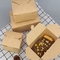 La cartulina del papel de Kraft del cuadrado a ir encajona la caja de la comida de Takeway