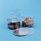 tarros plásticos de la comida del casquillo fácil del extremo abierto PE de 0.4L 0.5L